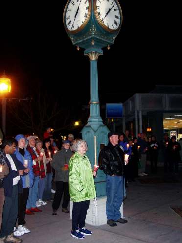 Candlelight Vigil March 16, 2003