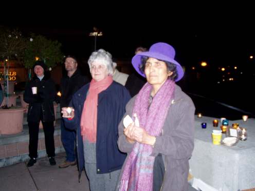 Candlelight Vigil March 16, 2003