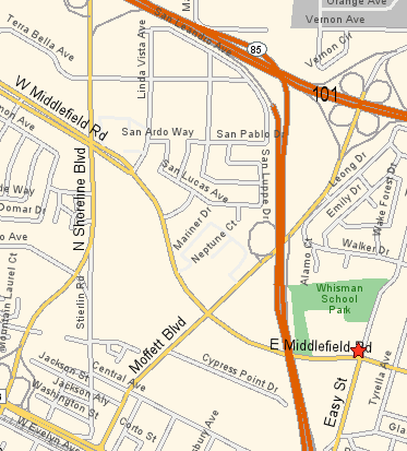 Location of outdoor practice